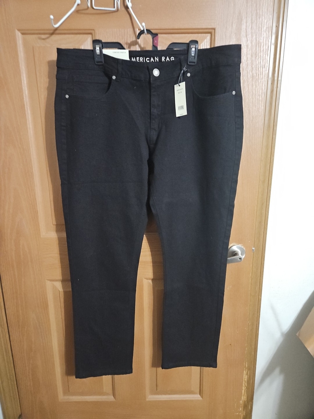 American Rag Men's Black Jeans - Classic Slim Fit